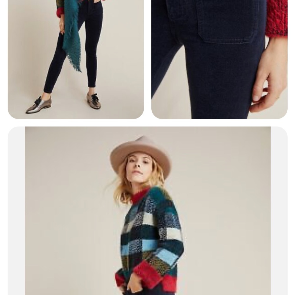 Pilcro High-Rise Skinny Corduroy Pants